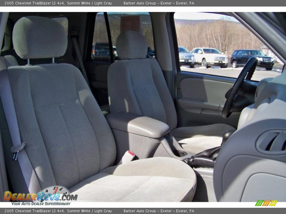 2005 Chevrolet TrailBlazer LS 4x4 Summit White / Light Gray Photo #20