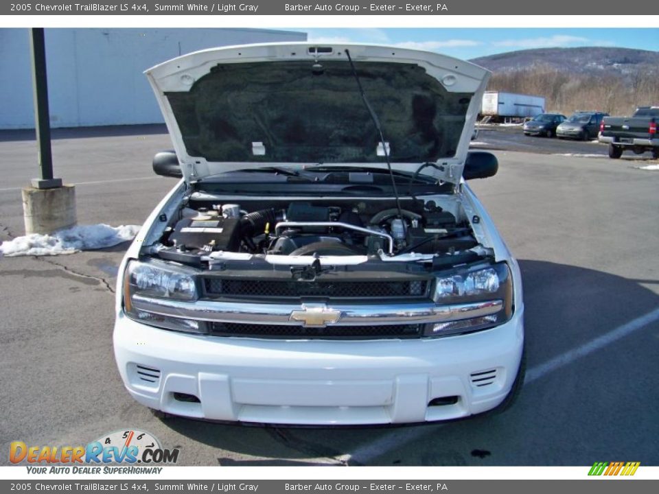 2005 Chevrolet TrailBlazer LS 4x4 Summit White / Light Gray Photo #25