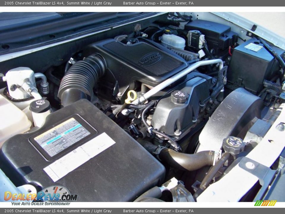 2005 Chevrolet TrailBlazer LS 4x4 Summit White / Light Gray Photo #26