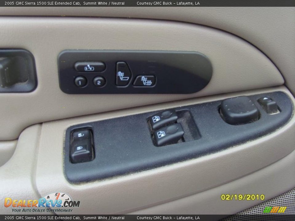 2005 GMC Sierra 1500 SLE Extended Cab Summit White / Neutral Photo #11