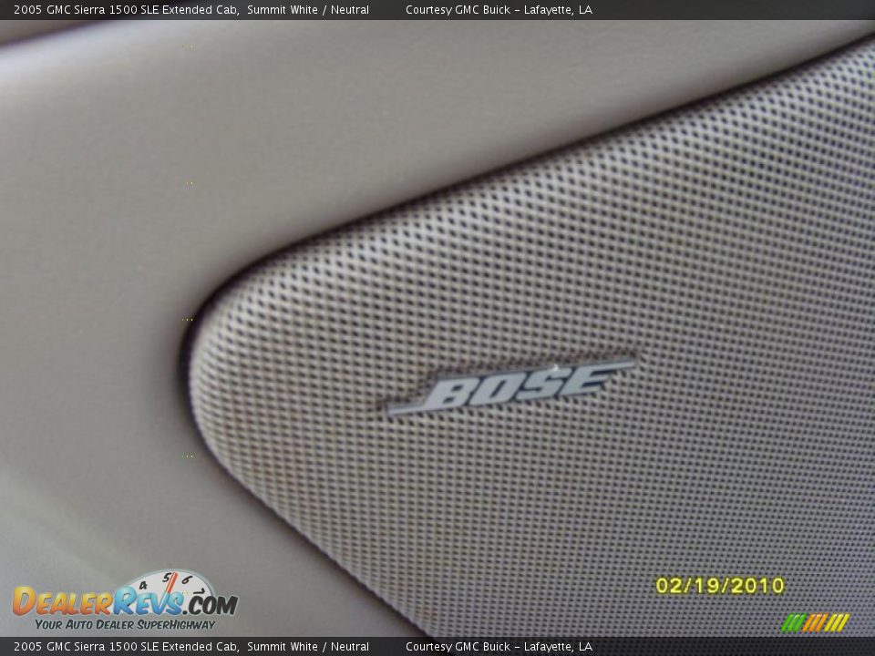 2005 GMC Sierra 1500 SLE Extended Cab Summit White / Neutral Photo #12