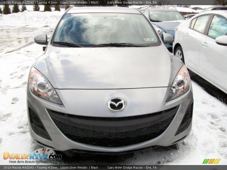 2010 Mazda MAZDA3 i Touring 4 Door Liquid Silver Metallic / Black Photo #9