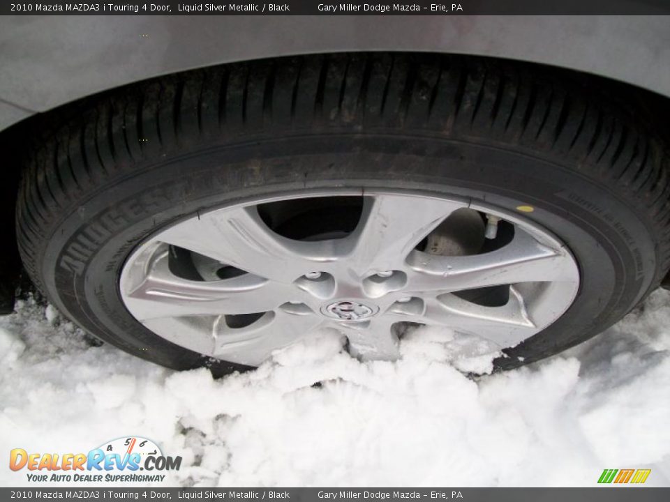 2010 Mazda MAZDA3 i Touring 4 Door Liquid Silver Metallic / Black Photo #10
