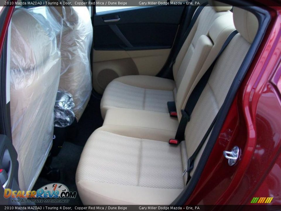 2010 Mazda MAZDA3 i Touring 4 Door Copper Red Mica / Dune Beige Photo #13