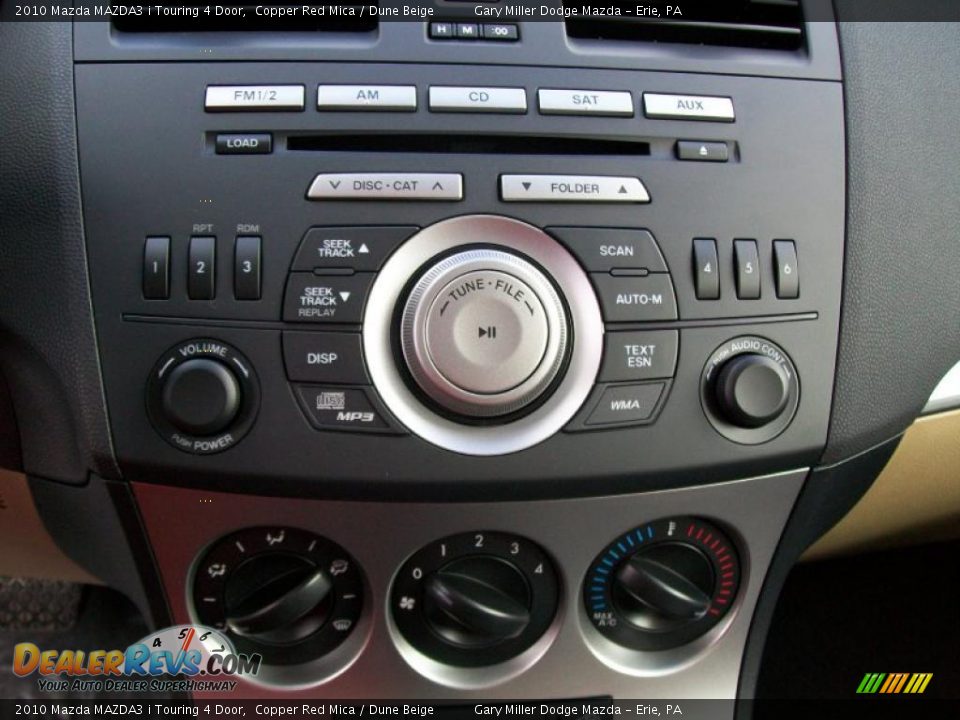 2010 Mazda MAZDA3 i Touring 4 Door Copper Red Mica / Dune Beige Photo #14