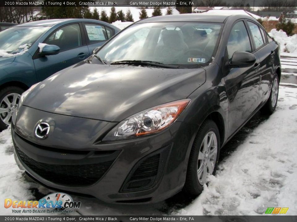 2010 Mazda MAZDA3 i Touring 4 Door Graphite Mica / Black Photo #1