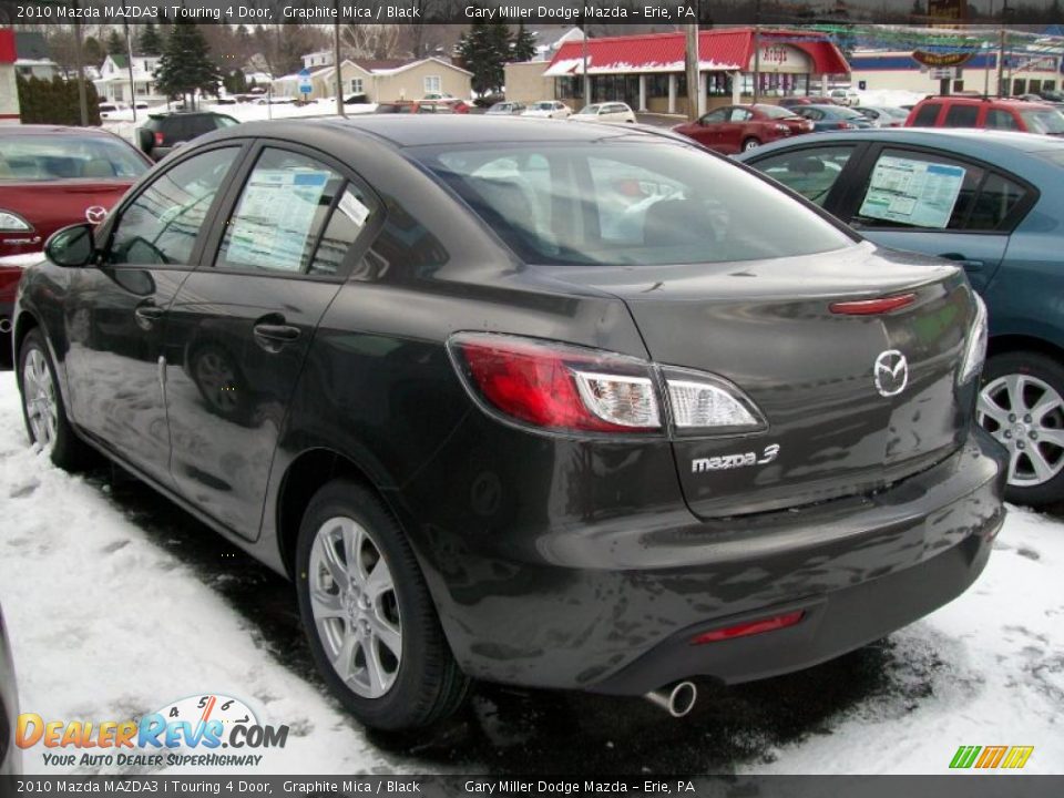 2010 Mazda MAZDA3 i Touring 4 Door Graphite Mica / Black Photo #2