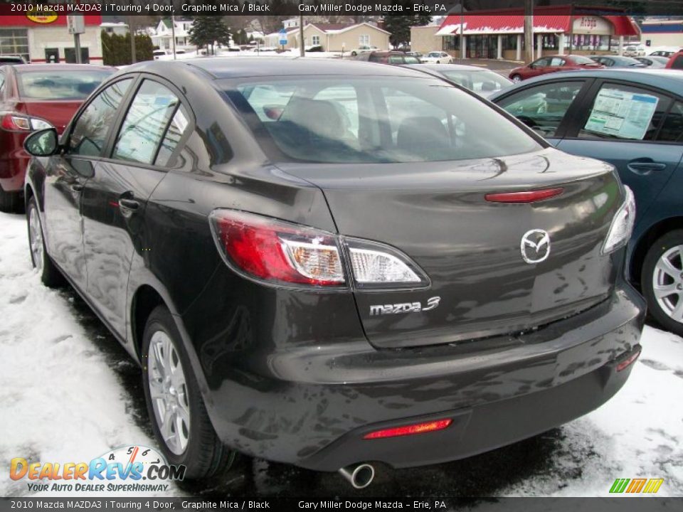2010 Mazda MAZDA3 i Touring 4 Door Graphite Mica / Black Photo #3