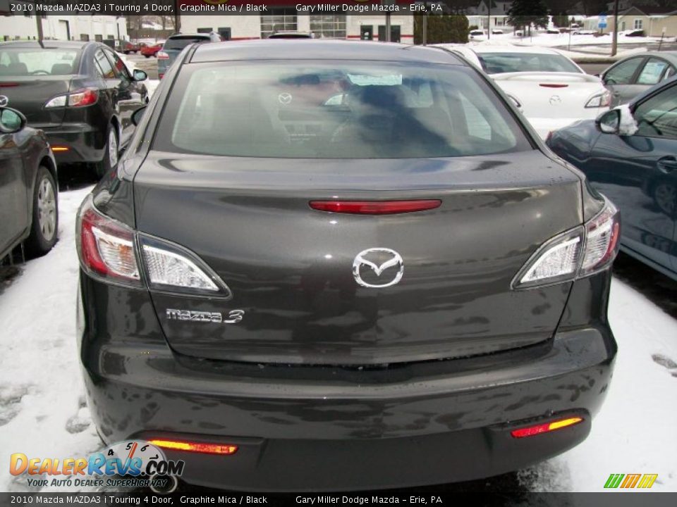 2010 Mazda MAZDA3 i Touring 4 Door Graphite Mica / Black Photo #4