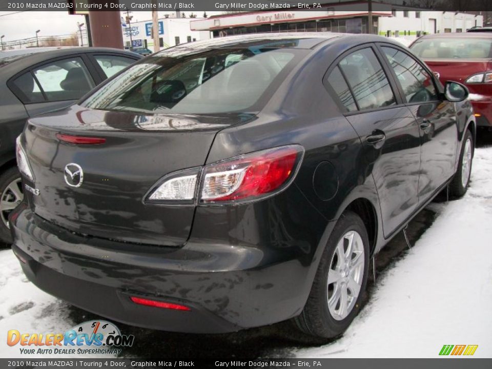 2010 Mazda MAZDA3 i Touring 4 Door Graphite Mica / Black Photo #5