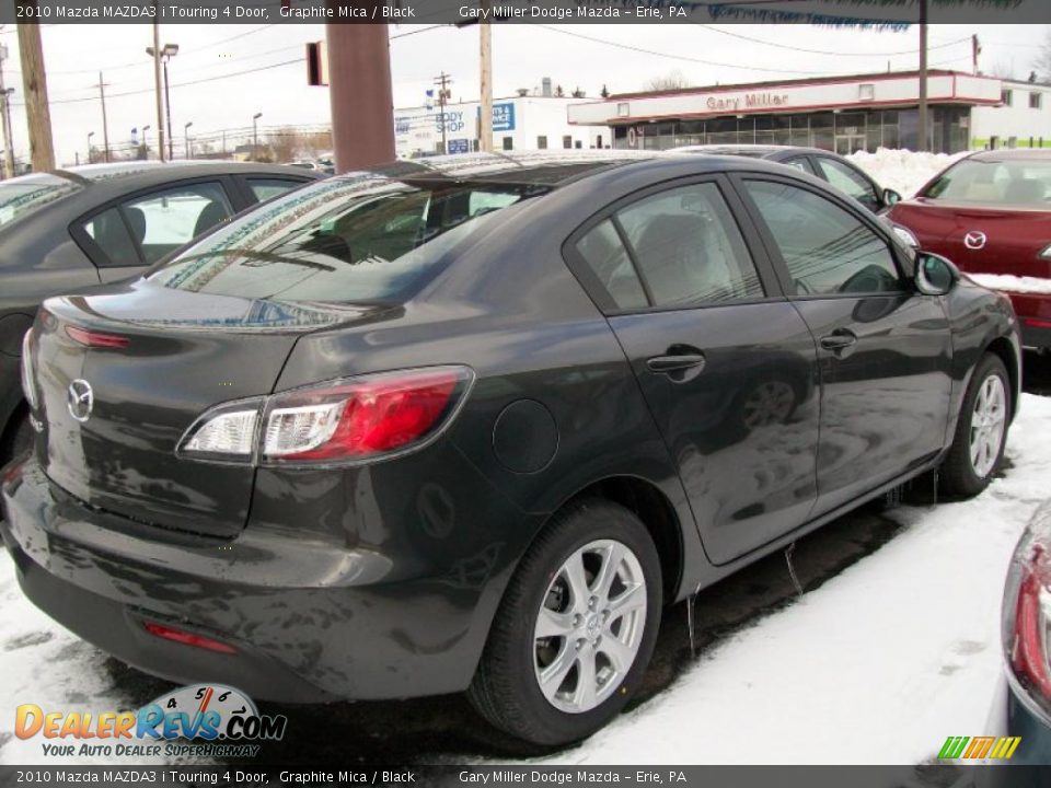 2010 Mazda MAZDA3 i Touring 4 Door Graphite Mica / Black Photo #6