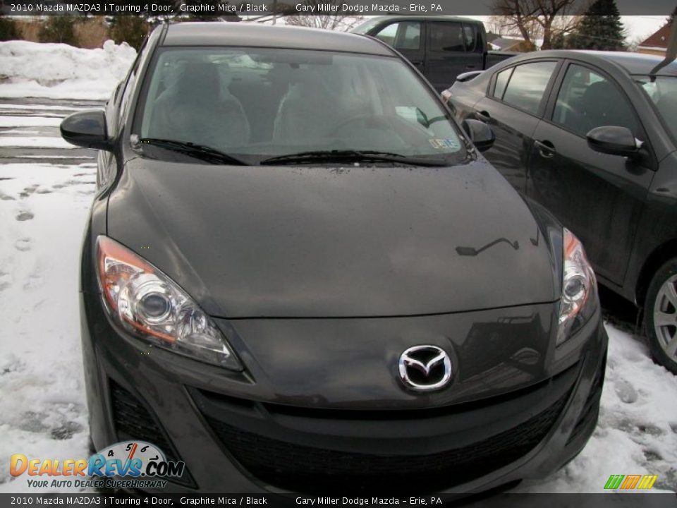 2010 Mazda MAZDA3 i Touring 4 Door Graphite Mica / Black Photo #8