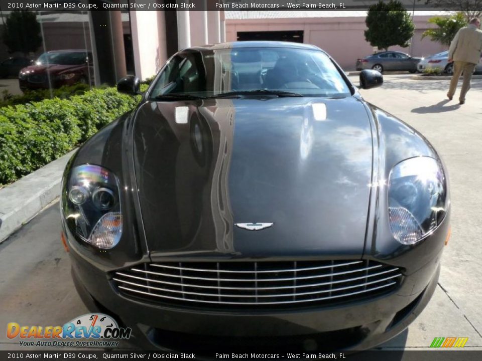 2010 Aston Martin DB9 Coupe Quantum Silver / Obsidian Black Photo #2