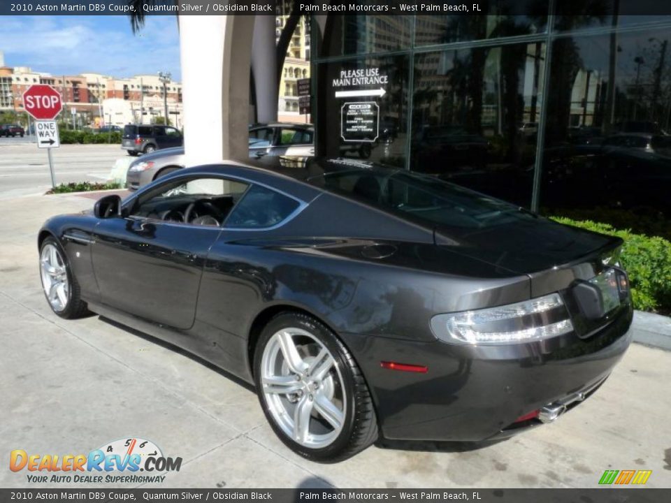 2010 Aston Martin DB9 Coupe Quantum Silver / Obsidian Black Photo #4