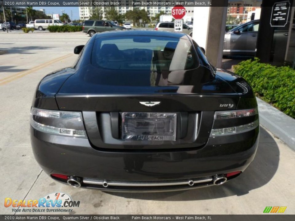 2010 Aston Martin DB9 Coupe Quantum Silver / Obsidian Black Photo #5