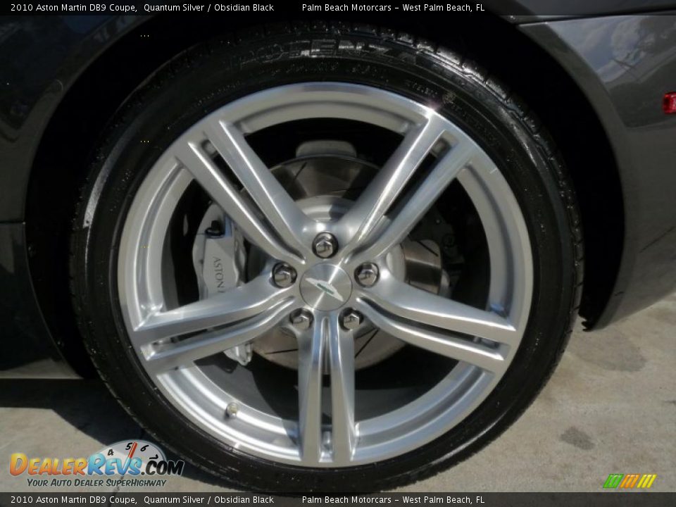 2010 Aston Martin DB9 Coupe Quantum Silver / Obsidian Black Photo #7