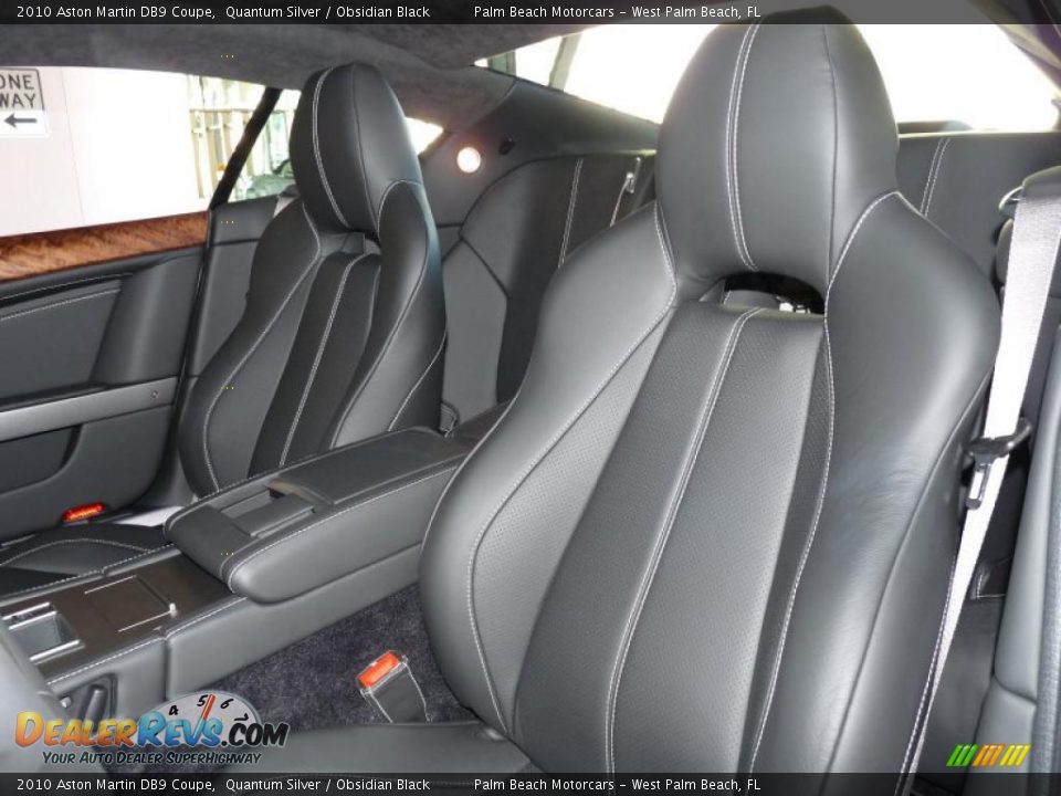 2010 Aston Martin DB9 Coupe Quantum Silver / Obsidian Black Photo #14