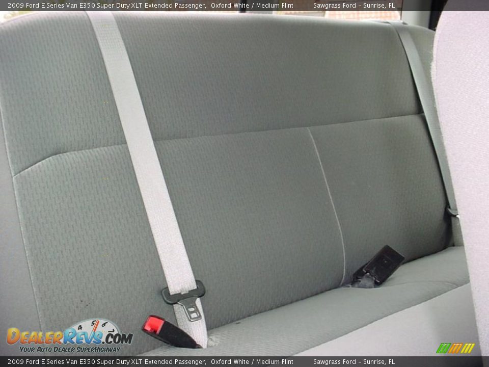 2009 Ford E Series Van E350 Super Duty XLT Extended Passenger Oxford White / Medium Flint Photo #15