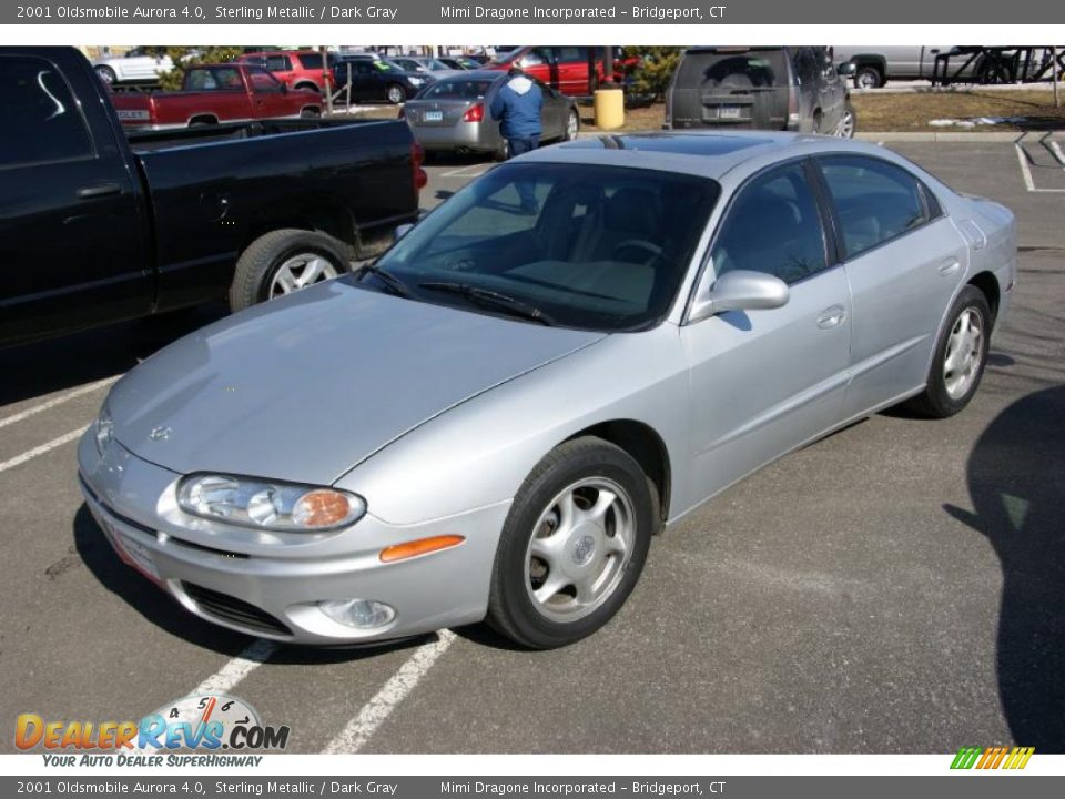 2001 Oldsmobile Aurora 4.0 Sterling Metallic / Dark Gray Photo #1