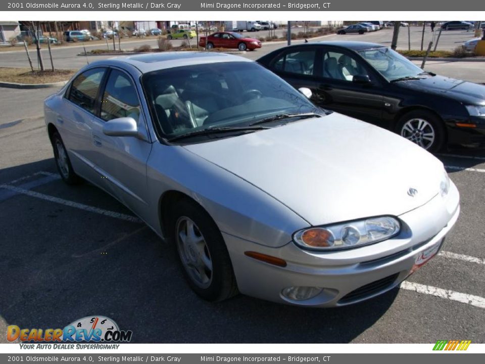 2001 Oldsmobile Aurora 4.0 Sterling Metallic / Dark Gray Photo #3