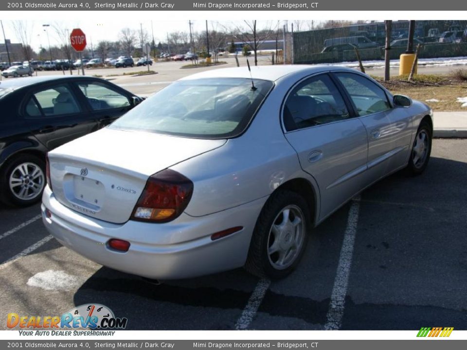 2001 Oldsmobile Aurora 4.0 Sterling Metallic / Dark Gray Photo #4