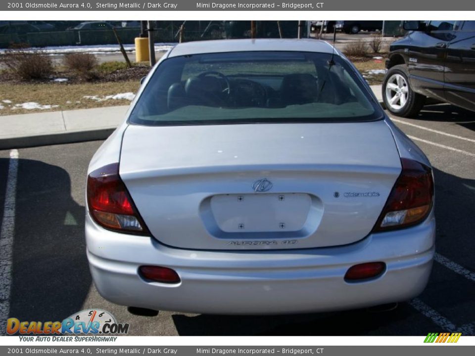 2001 Oldsmobile Aurora 4.0 Sterling Metallic / Dark Gray Photo #5