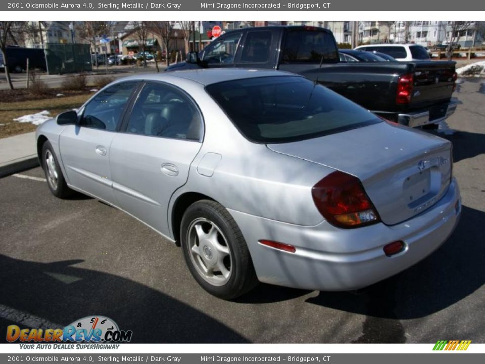 2001 Oldsmobile Aurora 4.0 Sterling Metallic / Dark Gray Photo #7