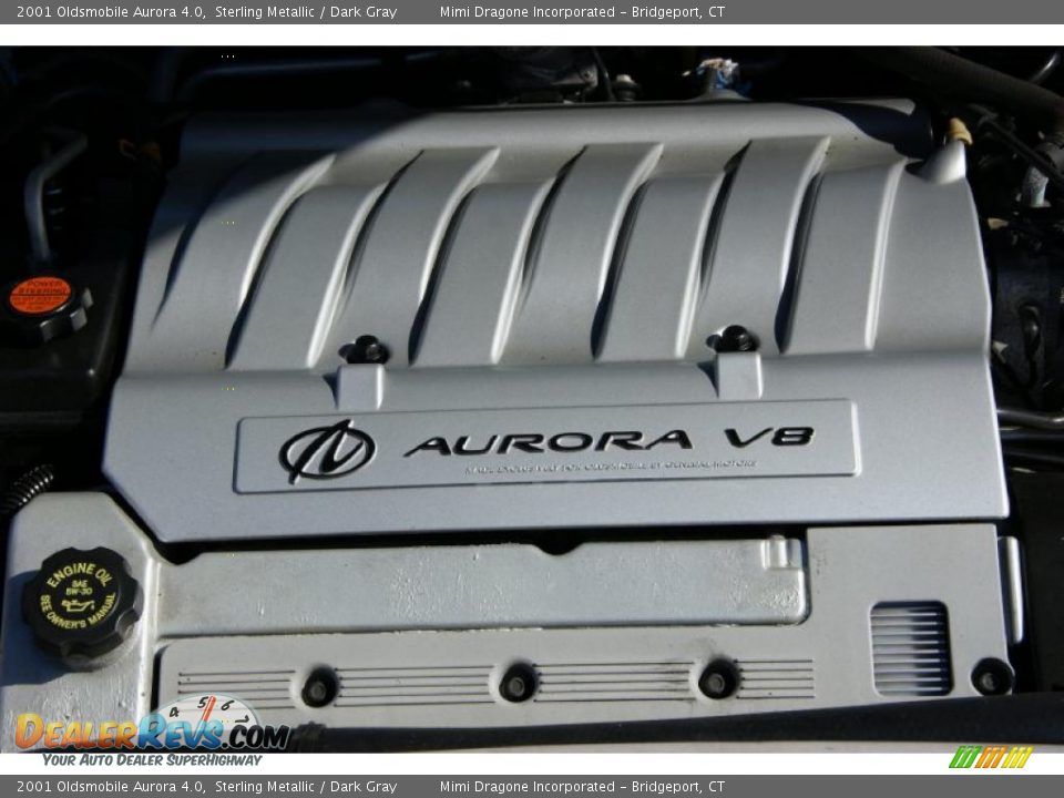 2001 Oldsmobile Aurora 4.0 Sterling Metallic / Dark Gray Photo #21