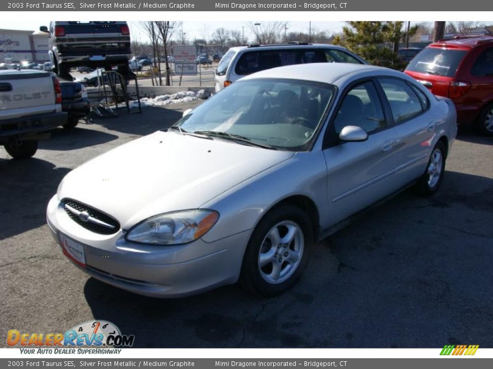 2003 Ford Taurus SES Silver Frost Metallic / Medium Graphite Photo #1