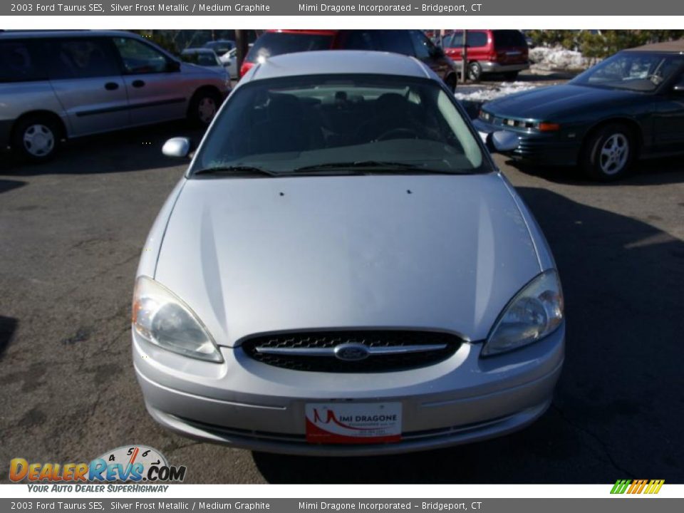 2003 Ford Taurus SES Silver Frost Metallic / Medium Graphite Photo #2