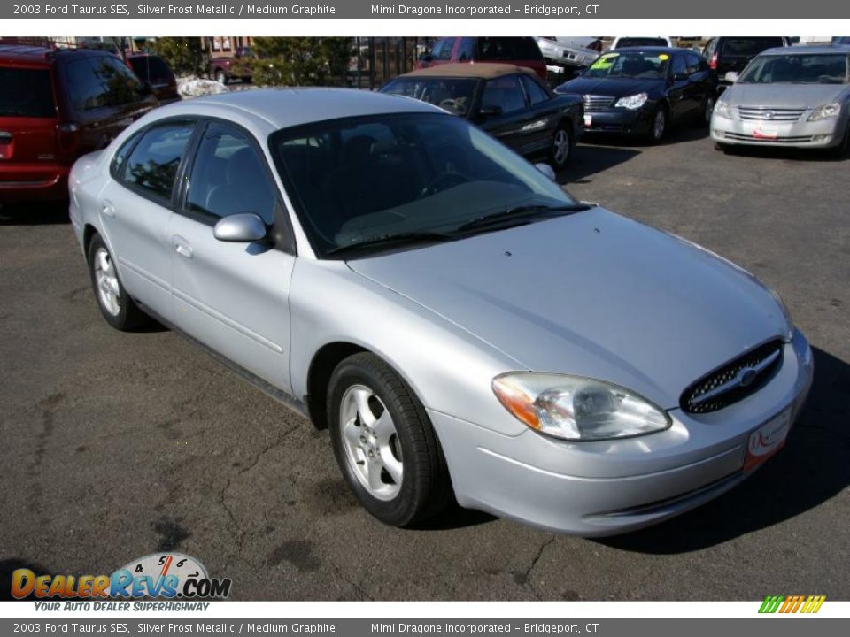 2003 Ford Taurus SES Silver Frost Metallic / Medium Graphite Photo #3