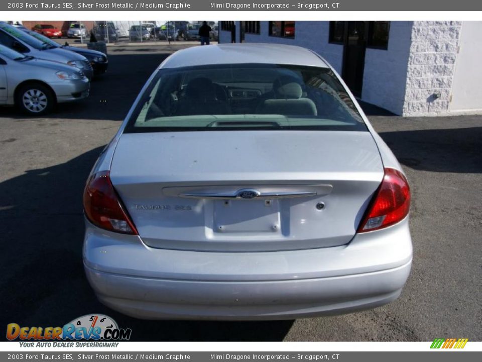 2003 Ford Taurus SES Silver Frost Metallic / Medium Graphite Photo #5