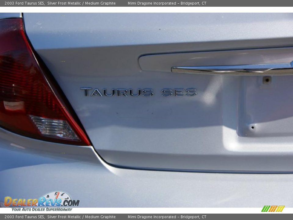 2003 Ford Taurus SES Silver Frost Metallic / Medium Graphite Photo #9