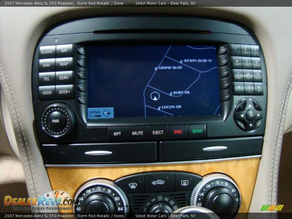 2007 Mercedes-Benz SL 550 Roadster Storm Red Metallic / Stone Photo #12