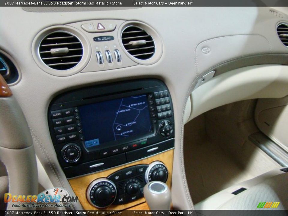 2007 Mercedes-Benz SL 550 Roadster Storm Red Metallic / Stone Photo #14