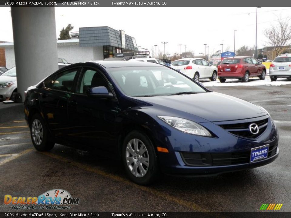 2009 Mazda MAZDA6 i Sport Kona Blue Mica / Black Photo #3