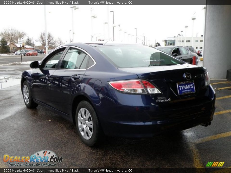 2009 Mazda MAZDA6 i Sport Kona Blue Mica / Black Photo #4