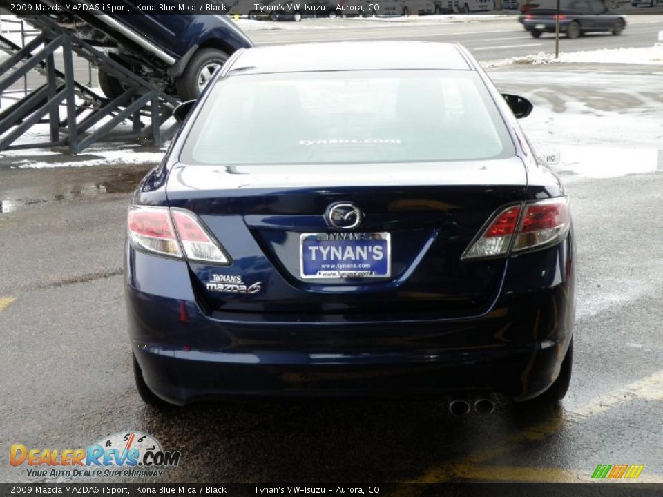 2009 Mazda MAZDA6 i Sport Kona Blue Mica / Black Photo #5