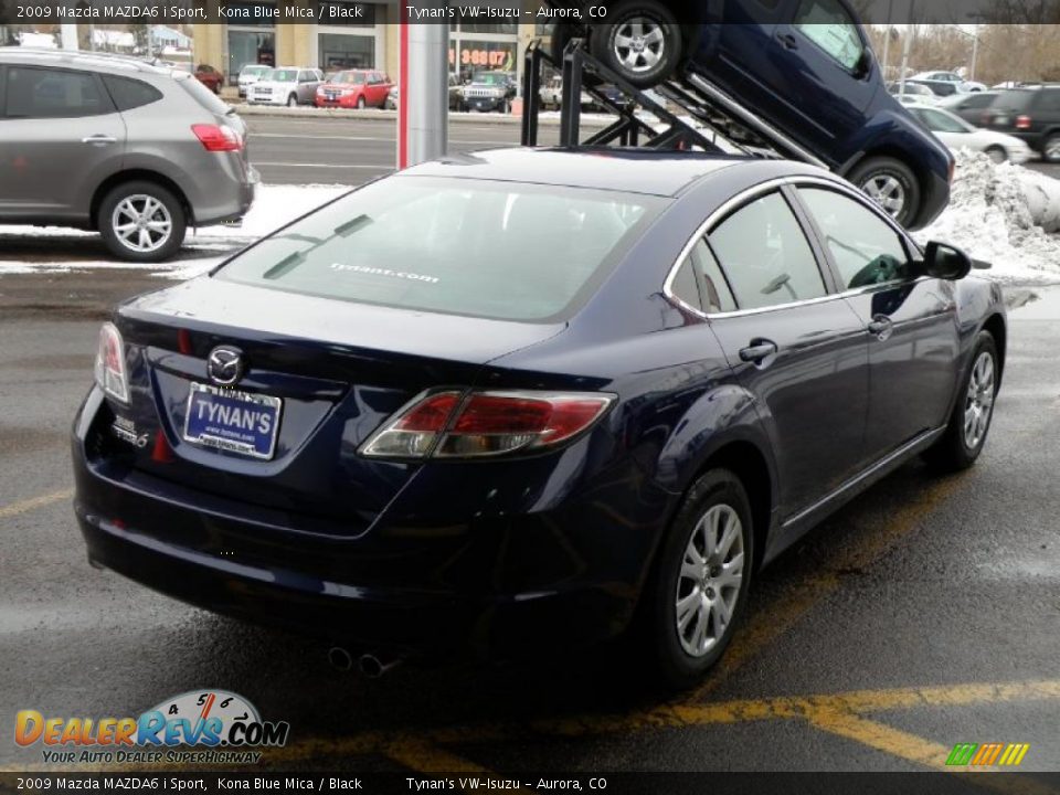 2009 Mazda MAZDA6 i Sport Kona Blue Mica / Black Photo #6
