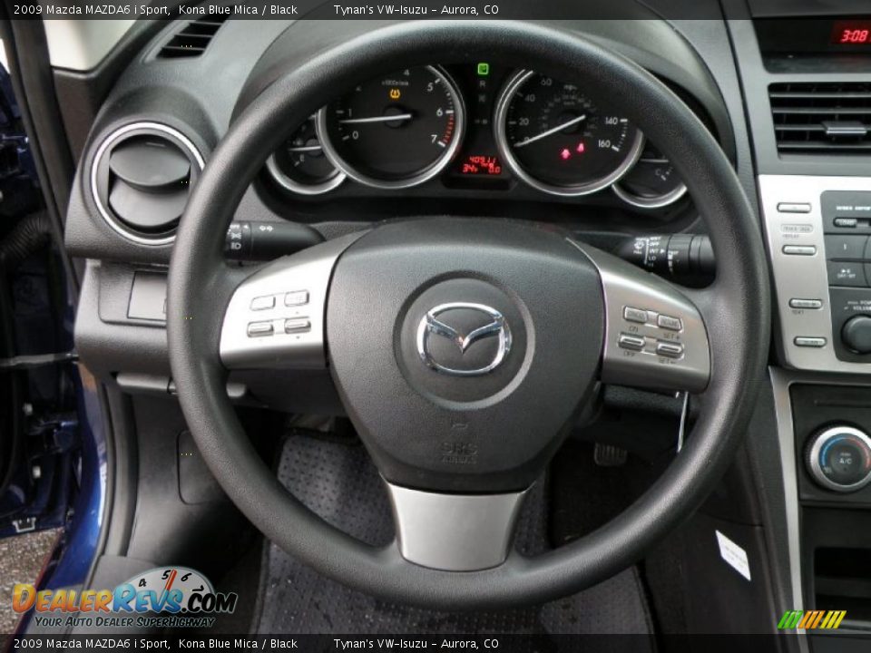 2009 Mazda MAZDA6 i Sport Kona Blue Mica / Black Photo #10