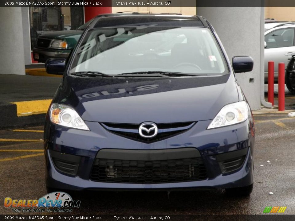 2009 Mazda MAZDA5 Sport Stormy Blue Mica / Black Photo #2