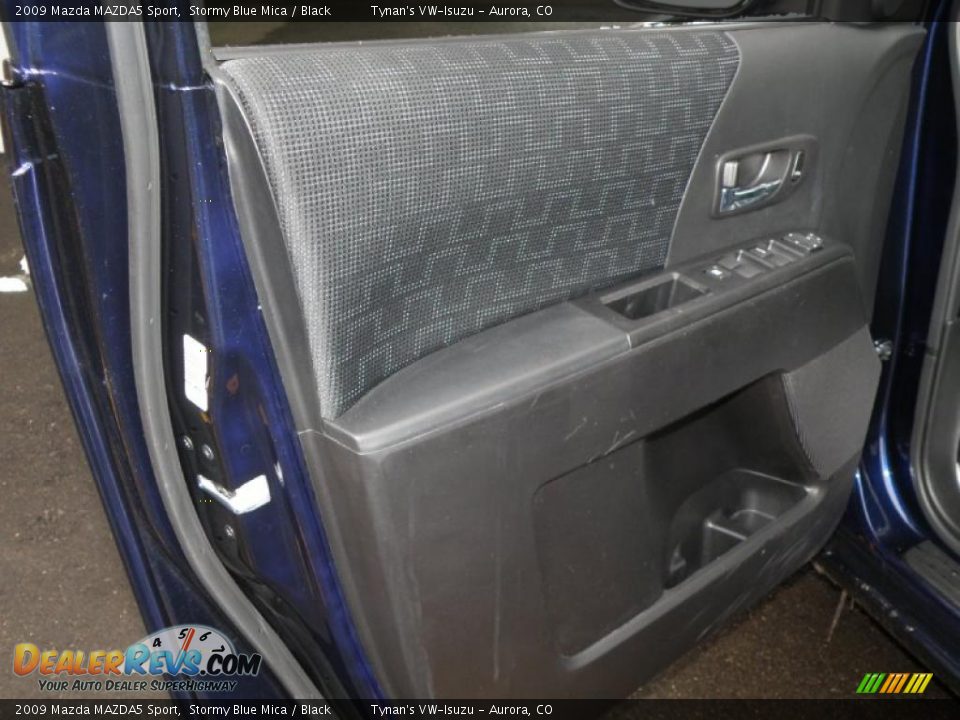 2009 Mazda MAZDA5 Sport Stormy Blue Mica / Black Photo #13