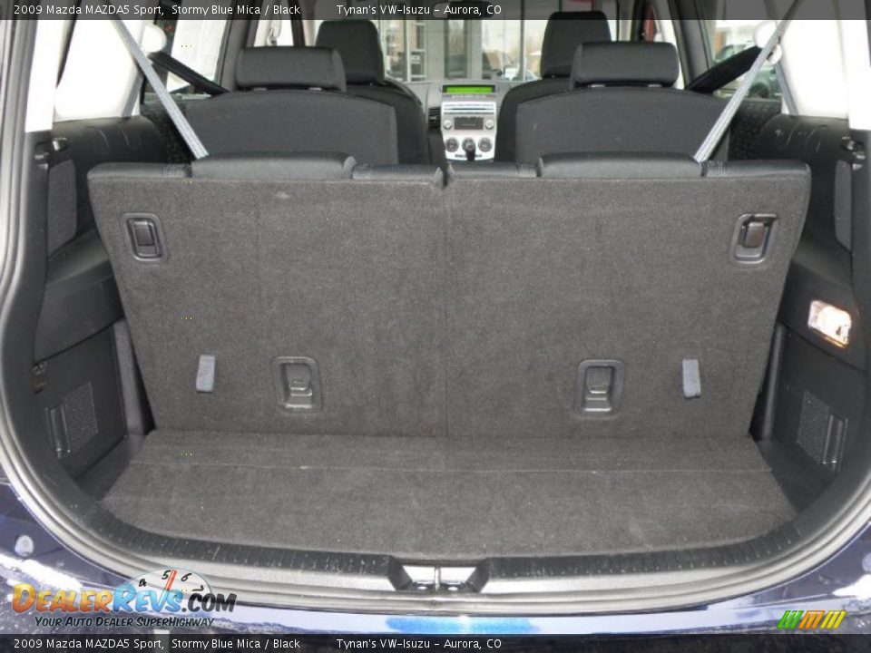 2009 Mazda MAZDA5 Sport Stormy Blue Mica / Black Photo #14