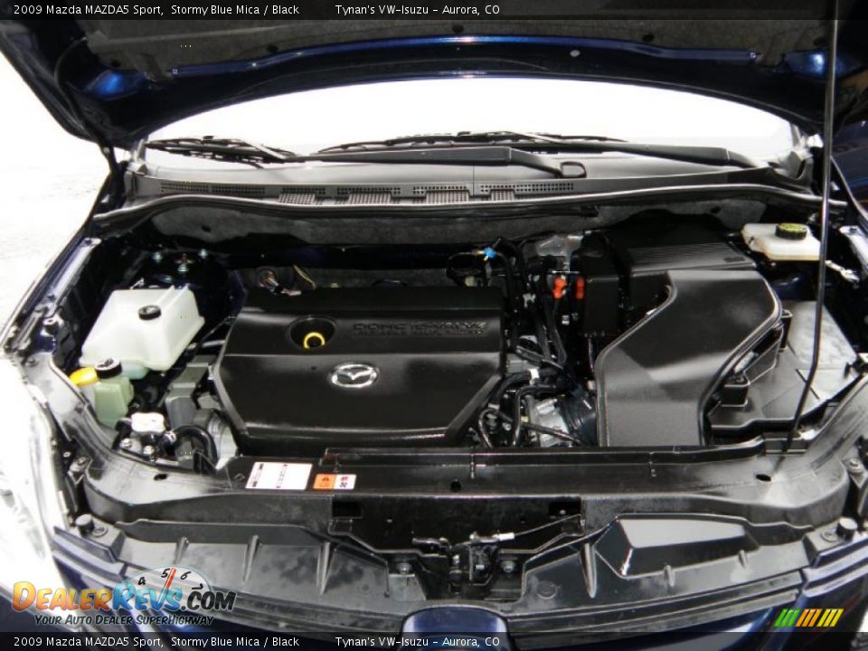 2009 Mazda MAZDA5 Sport Stormy Blue Mica / Black Photo #16