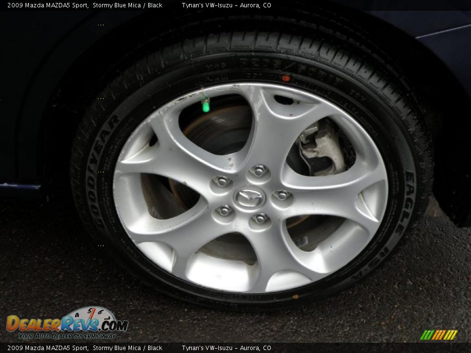 2009 Mazda MAZDA5 Sport Stormy Blue Mica / Black Photo #19