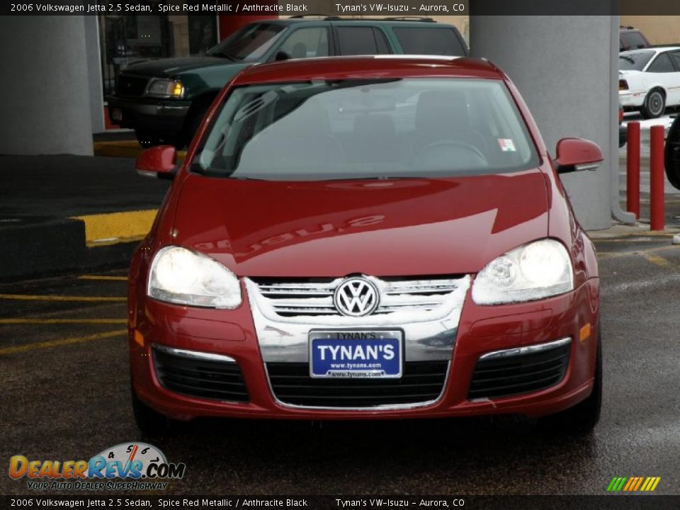 2006 Volkswagen Jetta 2.5 Sedan Spice Red Metallic / Anthracite Black Photo #2