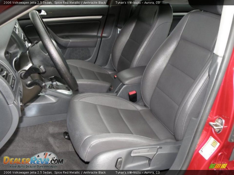 2006 Volkswagen Jetta 2.5 Sedan Spice Red Metallic / Anthracite Black Photo #7