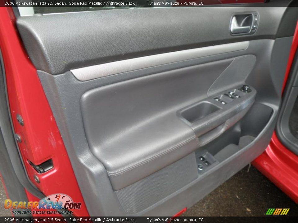 2006 Volkswagen Jetta 2.5 Sedan Spice Red Metallic / Anthracite Black Photo #12