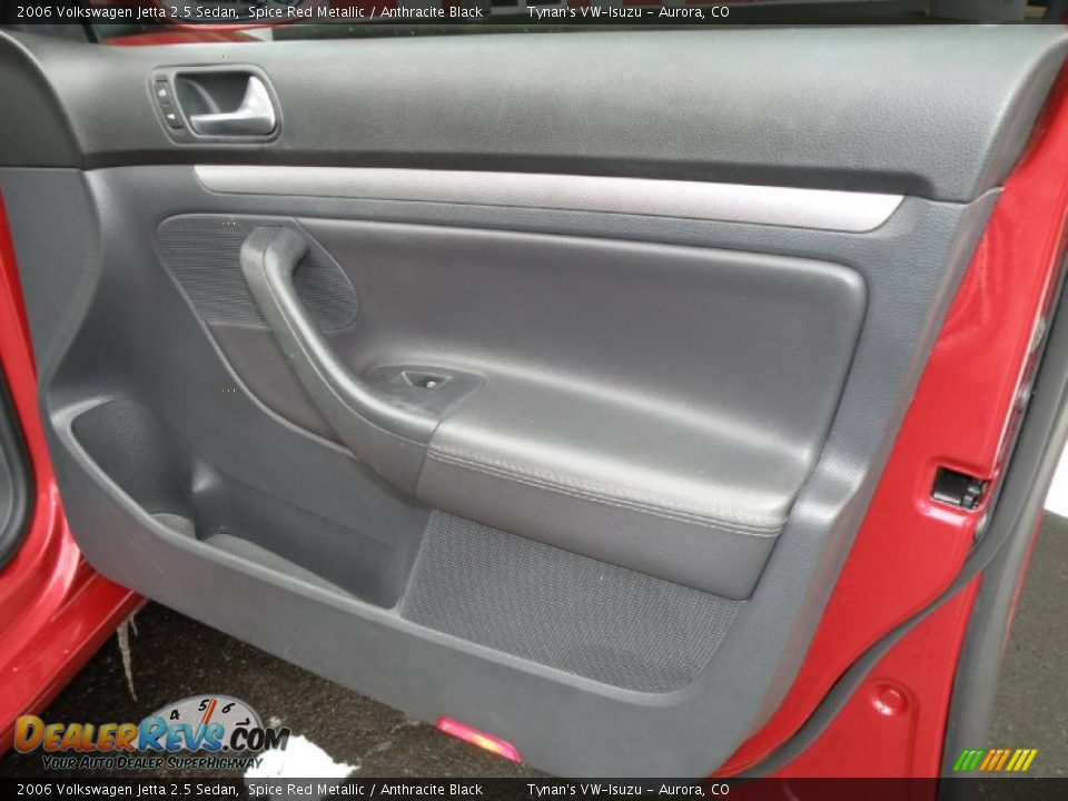 2006 Volkswagen Jetta 2.5 Sedan Spice Red Metallic / Anthracite Black Photo #13