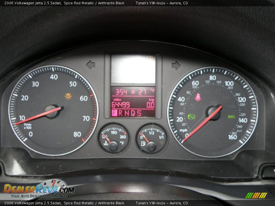 2006 Volkswagen Jetta 2.5 Sedan Spice Red Metallic / Anthracite Black Photo #18